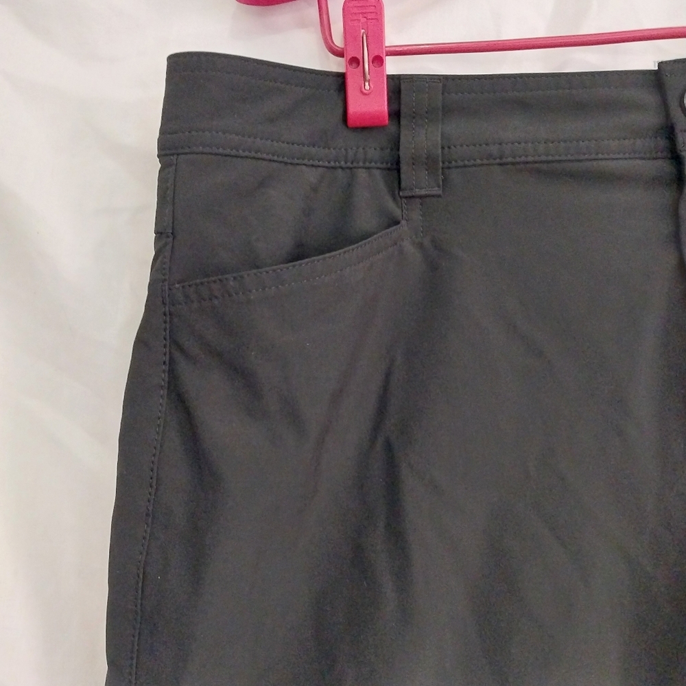 Eddie Bauer Womens size 14 Adventurer 2.0 Skort Black Lined Hiking Skirt Shorts - Picture 4 of 11
